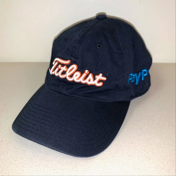 TITLEIST GOLF Adjustable Hat Cap Black - Picture 2 of 8